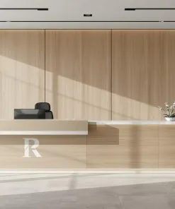 Quầy lễ tân gỗ công nghiệp chống ẩm