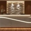 Quầy lễ tân gỗ MDF phủ Melamine sang trọng