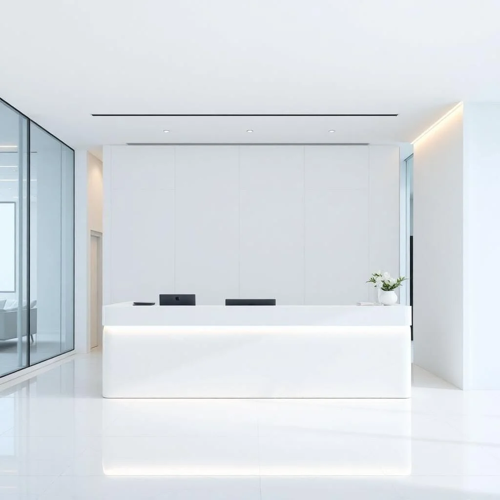 Quầy Lễ Tân Hiện Đại Quầy Lễ Tân Hiện Đại