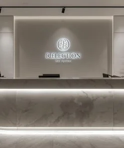 Quầy lễ tân hiện đại cho salon làm đẹp