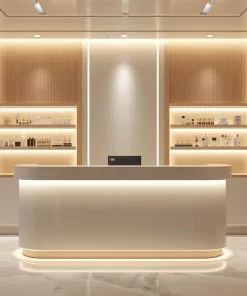 Quầy lễ tân hiện đại cho salon làm đẹp