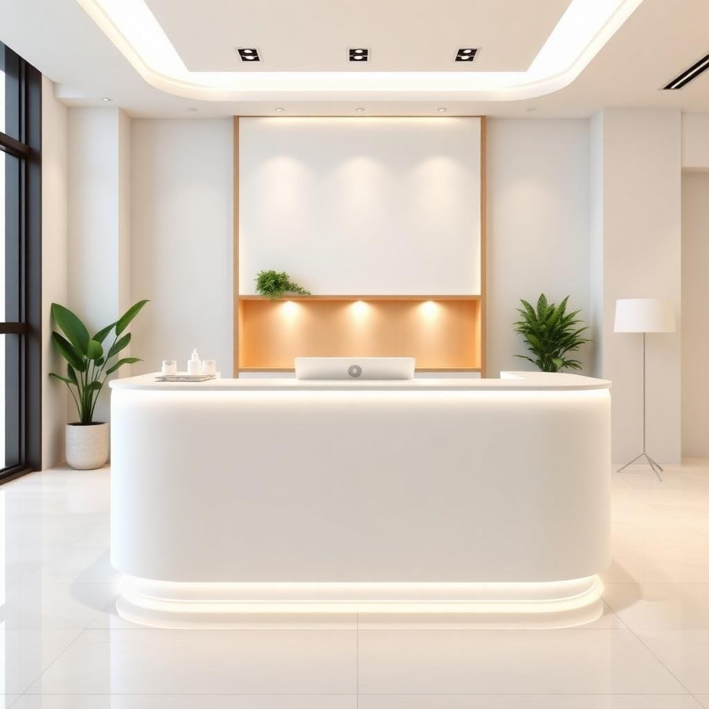 Quầy Lễ Tân Mini Quầy Lễ Tân Mini