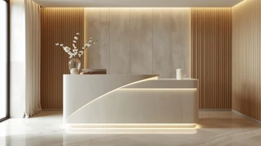 Quầy lễ tân mini giá tốt