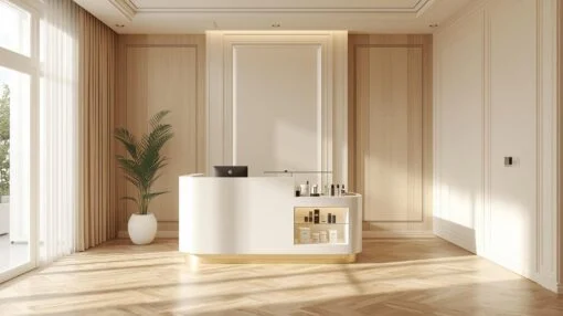 Quầy lễ tân mini giá tốt