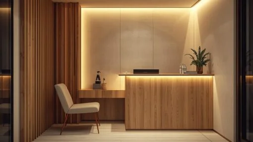 Quầy lễ tân mini giá tốt