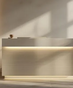 quầy lễ tân nhỏ gọn cho không gian hạn chế