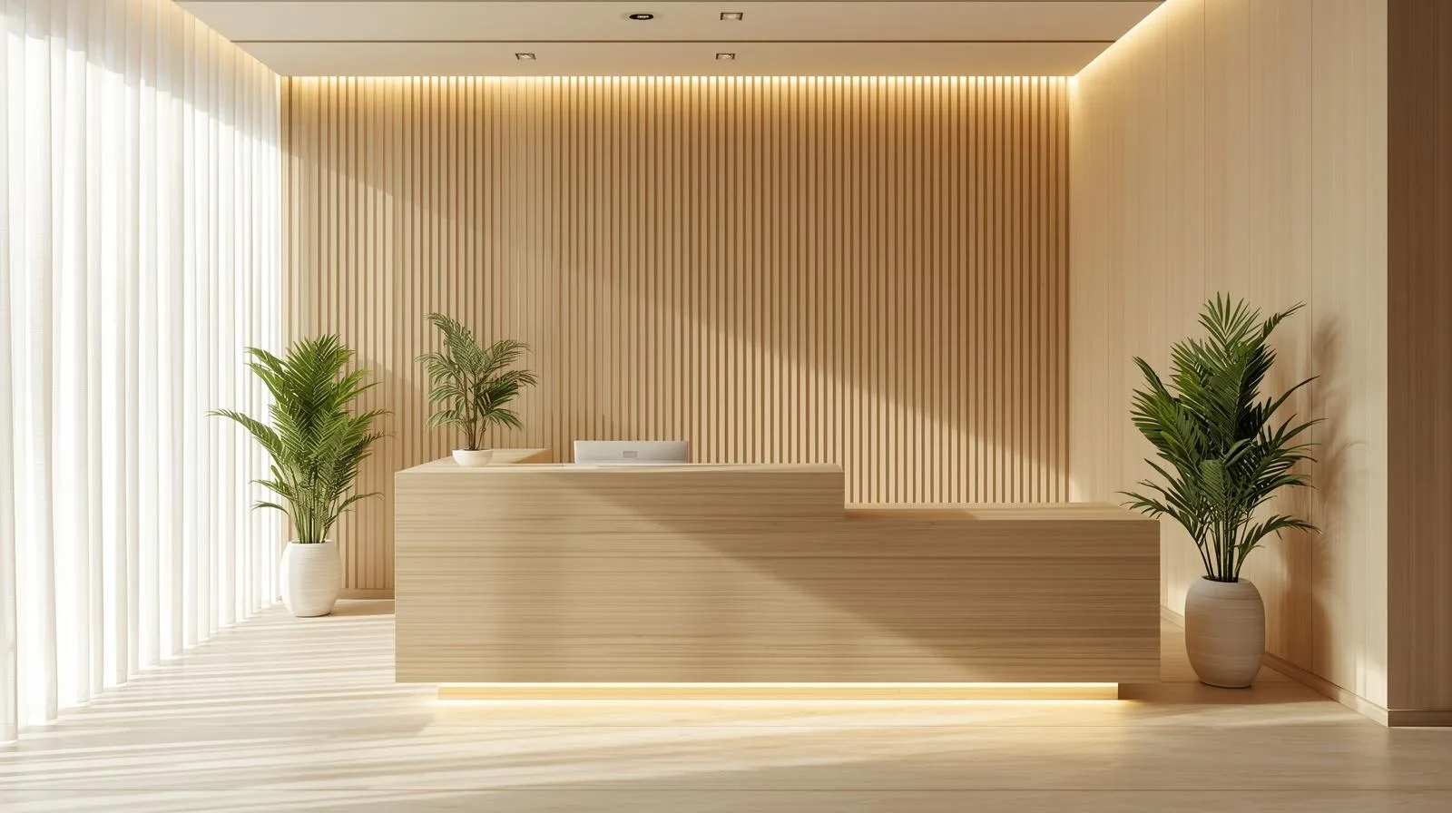 Quầy Lễ Tân Phong Cách Hàn Quốc