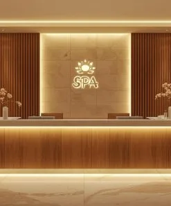 Quầy lễ tân spa