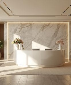 Quầy lễ tân spa
