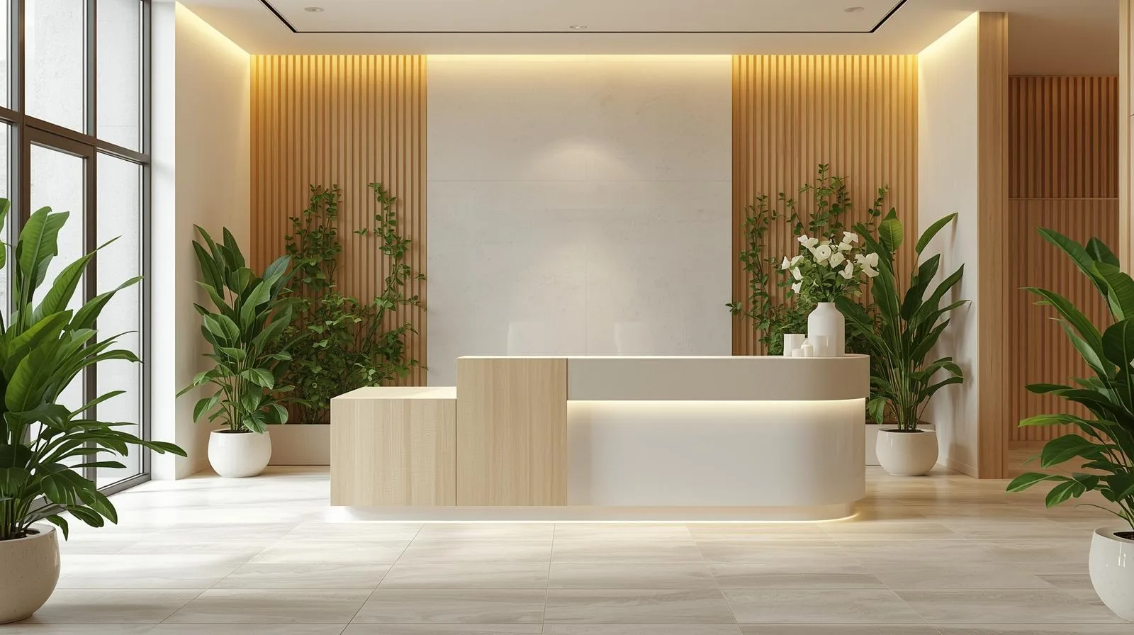 Xưởng sản xuất quầy lễ tân tại TP.HCM