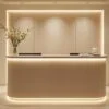 Quầy lễ tân spa sang trọng xu hướng 2025