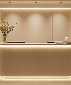 Quầy lễ tân spa sang trọng xu hướng 2025