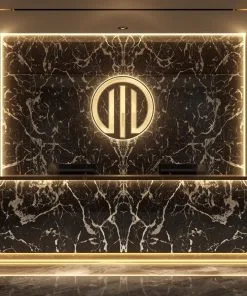 Quầy lễ tân thiết kế riêng theo thương hiệu