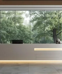 Quầy lễ tân văn phòng hiện đại
