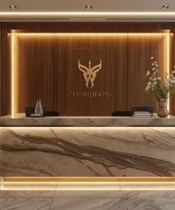 Quầy lễ tân văn phòng hiện đại