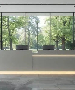 Quầy lễ tân văn phòng hiện đại