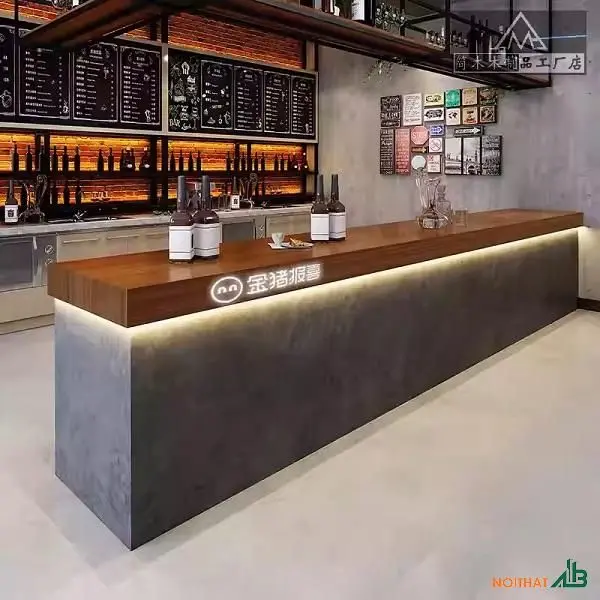 Quầy pha chế gỗ MDF