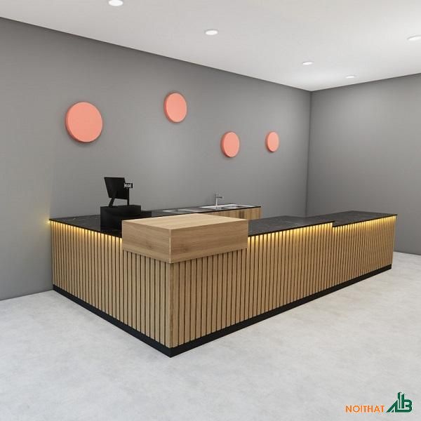 Quầy pha chế U giá rẻ