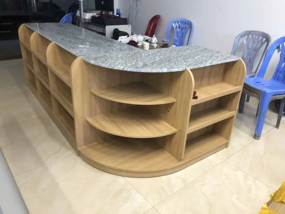 quầy thu ngân mặt đá – hình ảnh Bluecons