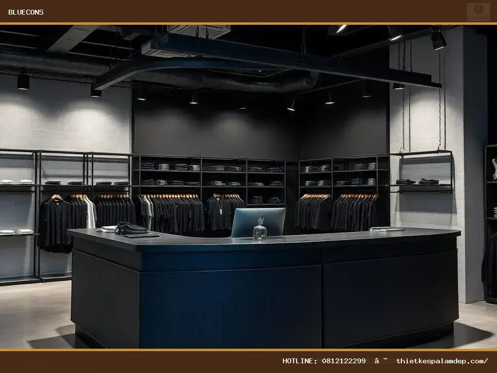 quầy thu ngân shop thời trang – hình ảnh Bluecons