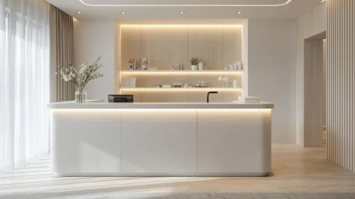 Quầy thu ngân spa
