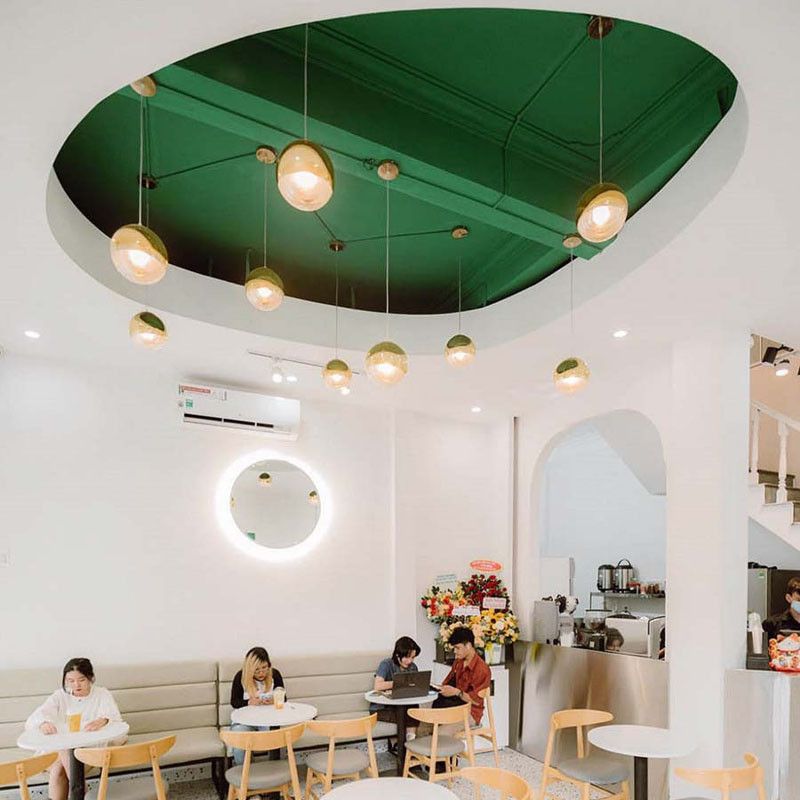 Thi Công Trần Quán Cafe 3 Sửa chữa, thi công trần