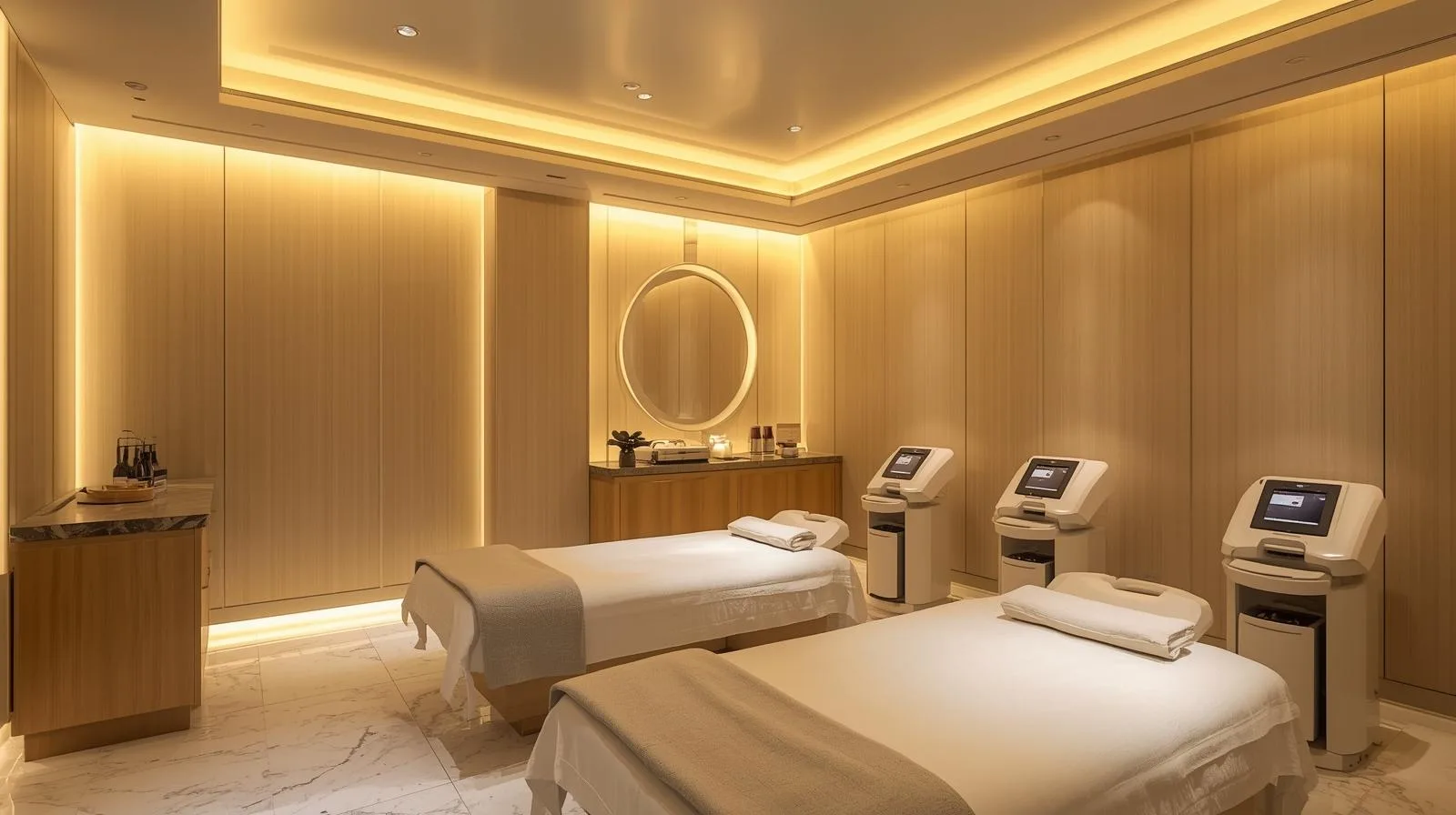 Thi Cong He Thong Anh Sang Spa 8