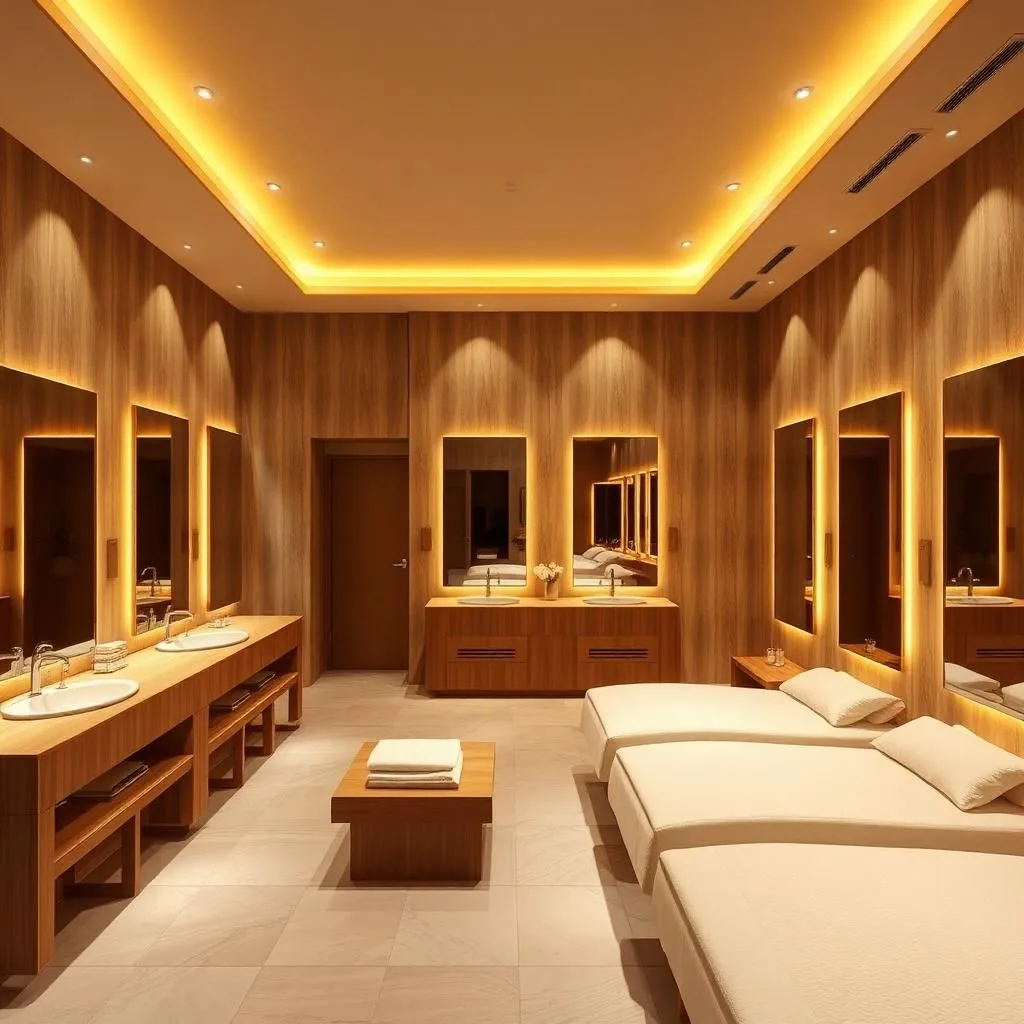Thi công hệ thống điện nước spa