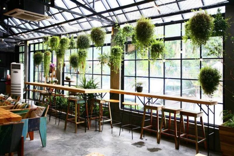 Thi Công Quán Cafe Giá Tốt 2 Thi công quán cafe khung thép
