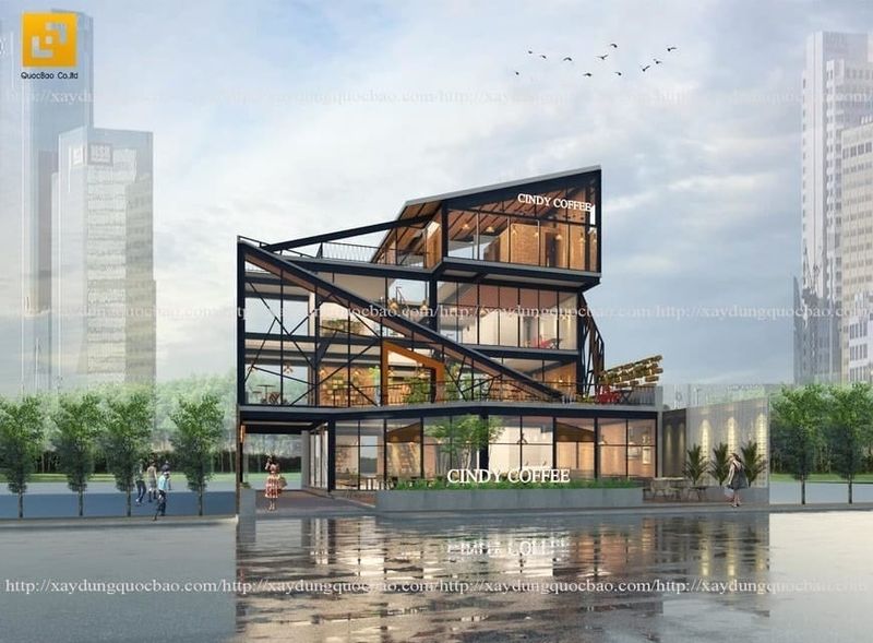 Thi Công Quán Cafe Tại Đồng Nai 3 Thi công quán cafe theo phong cách sáng tạo tại Đồng Nai