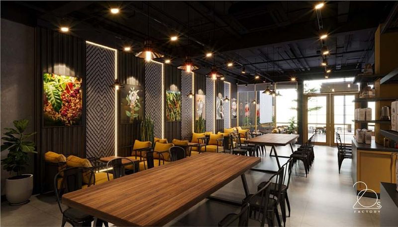 thi cong quan cafe