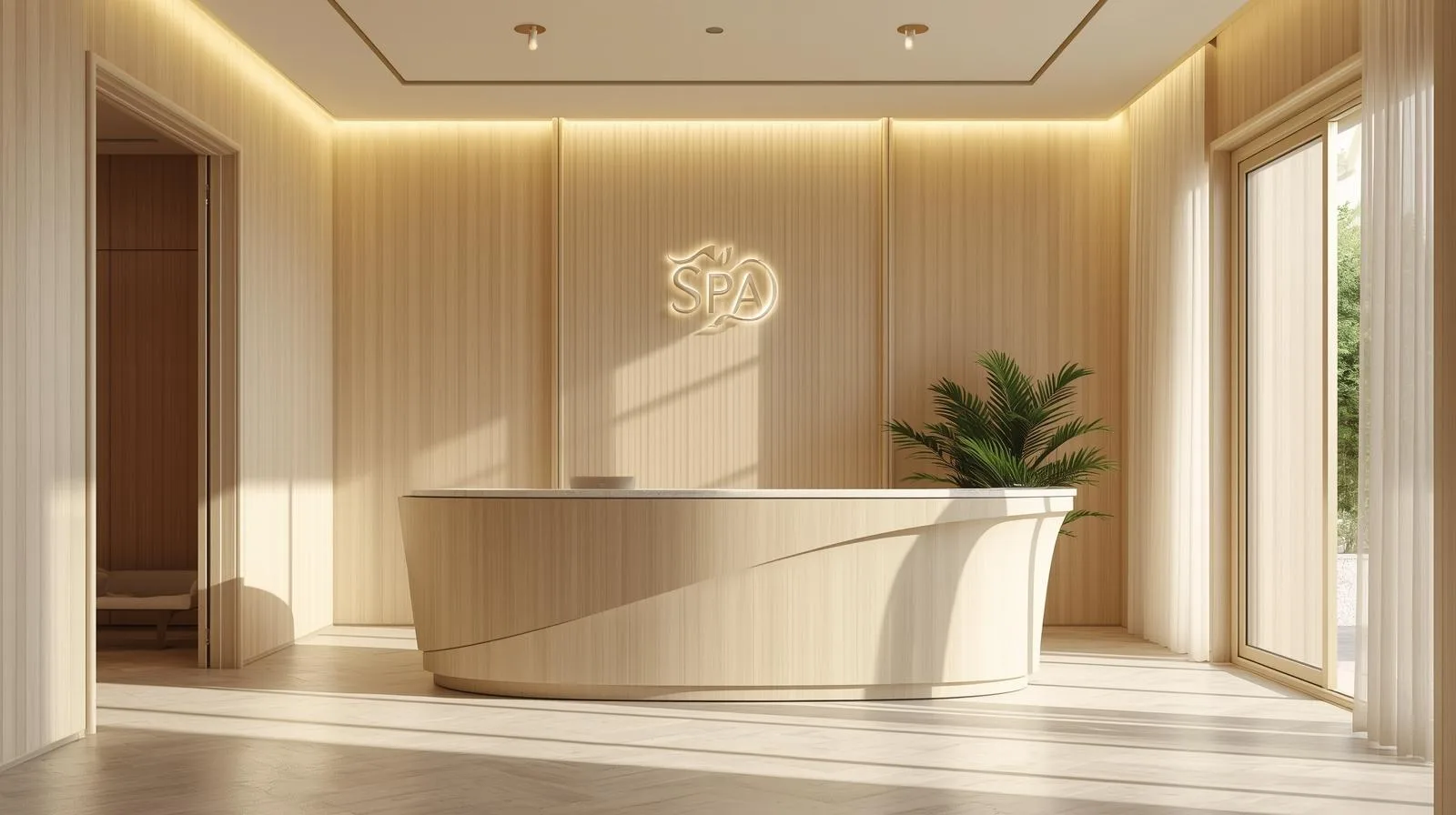 Đặt làm quầy lễ tân theo yêu cầu