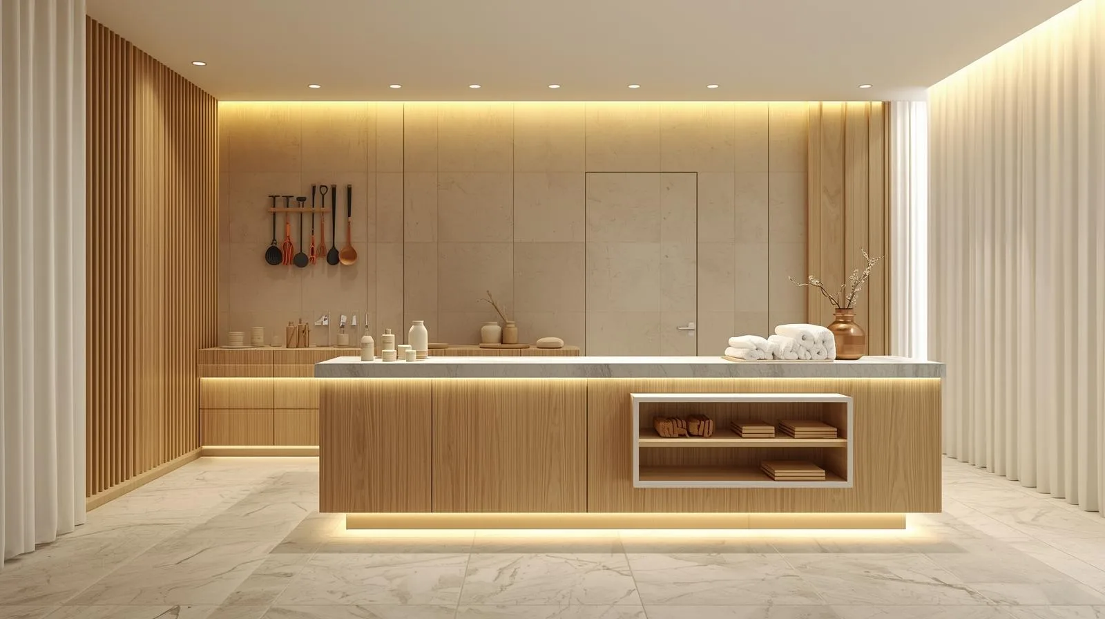 Thi Cong Quay Thu Ngan Spa 5