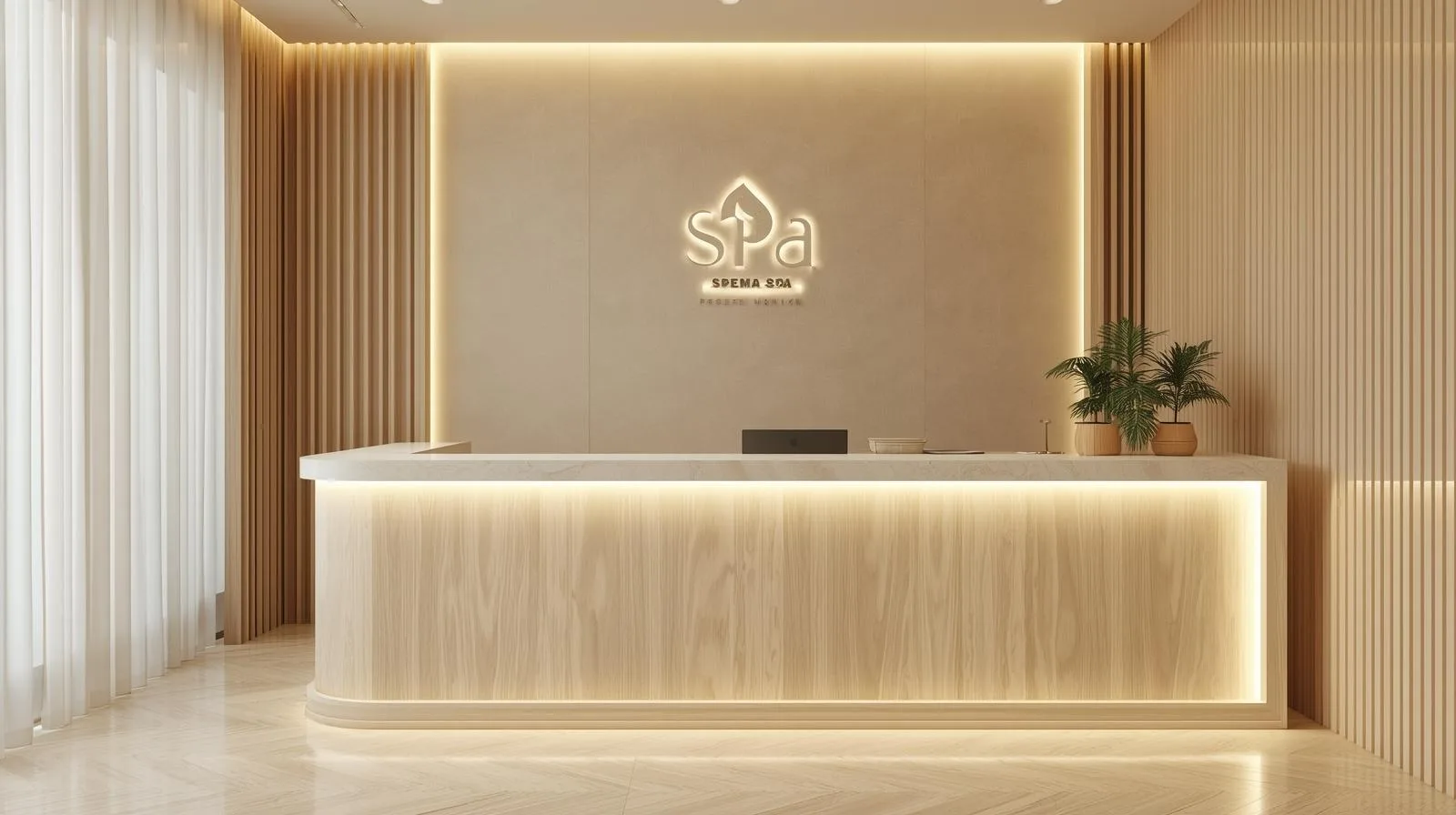 Thi Cong Quay Thu Ngan Spa 7