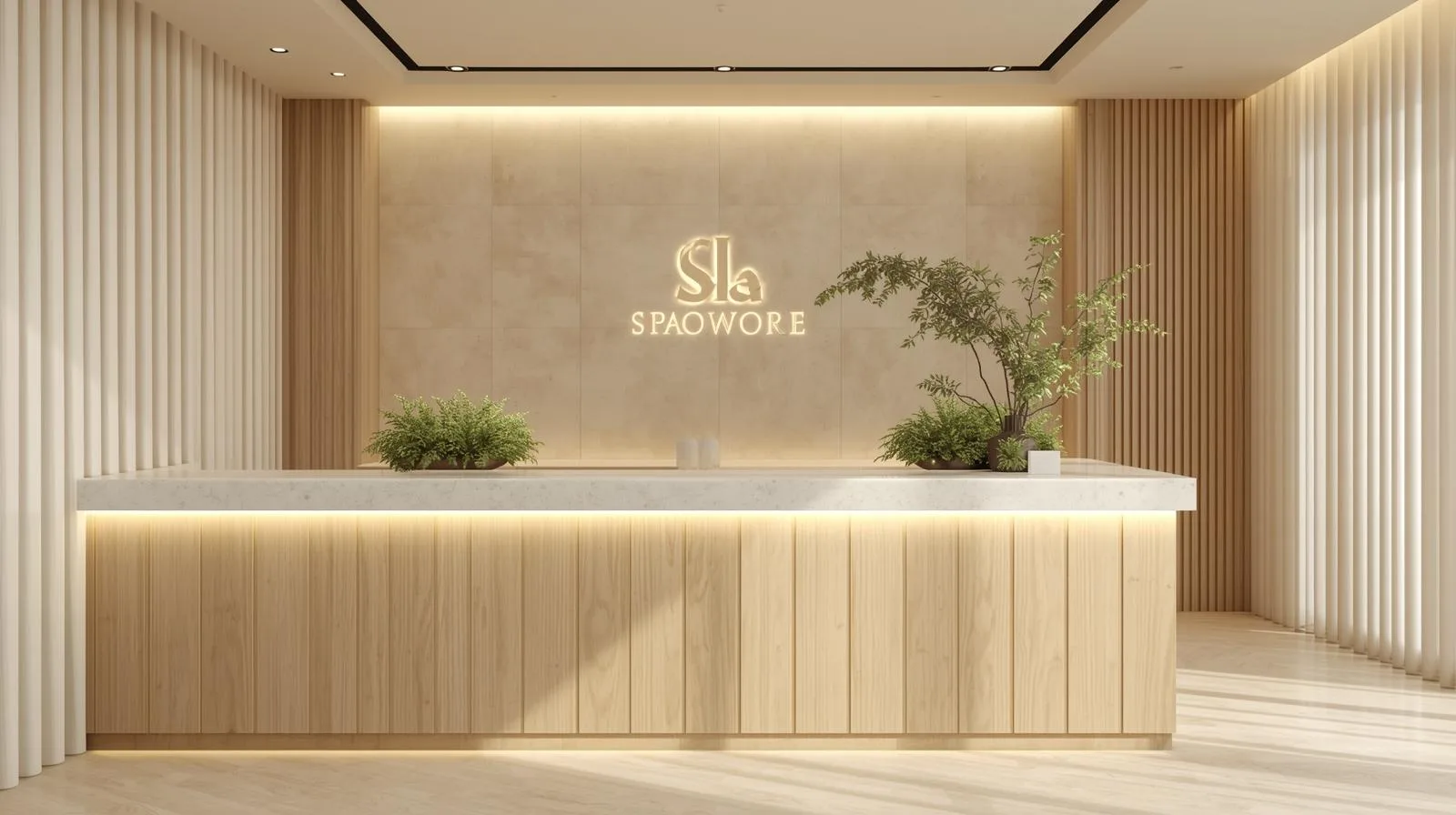 Thi Cong Quay Thu Ngan Spa 8