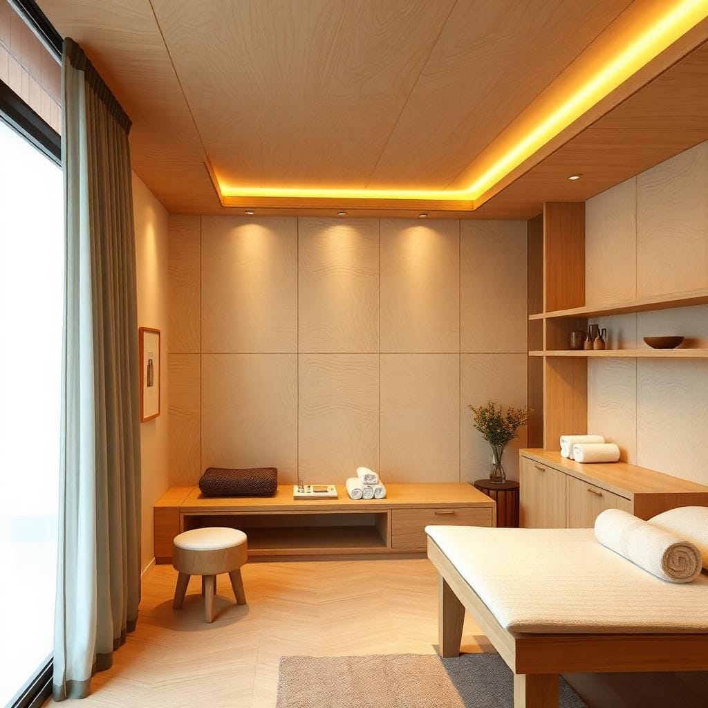 Thi Cong Spa Bang Go Mdf Mdf Chong Am 7