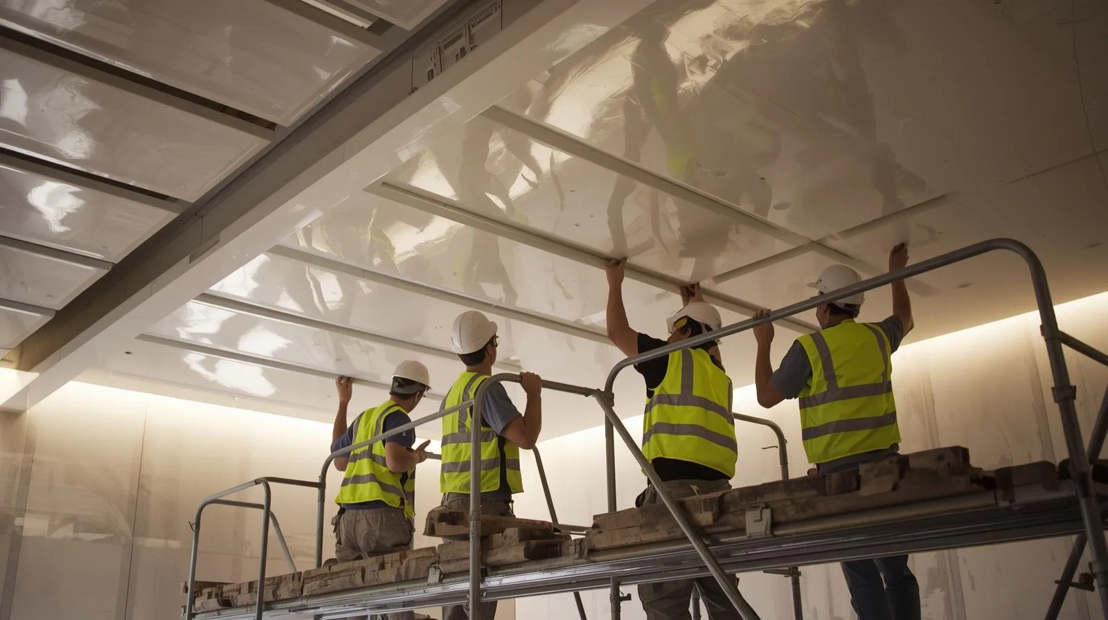 Thi Cong Tran Tuong Vach Ngan Spa