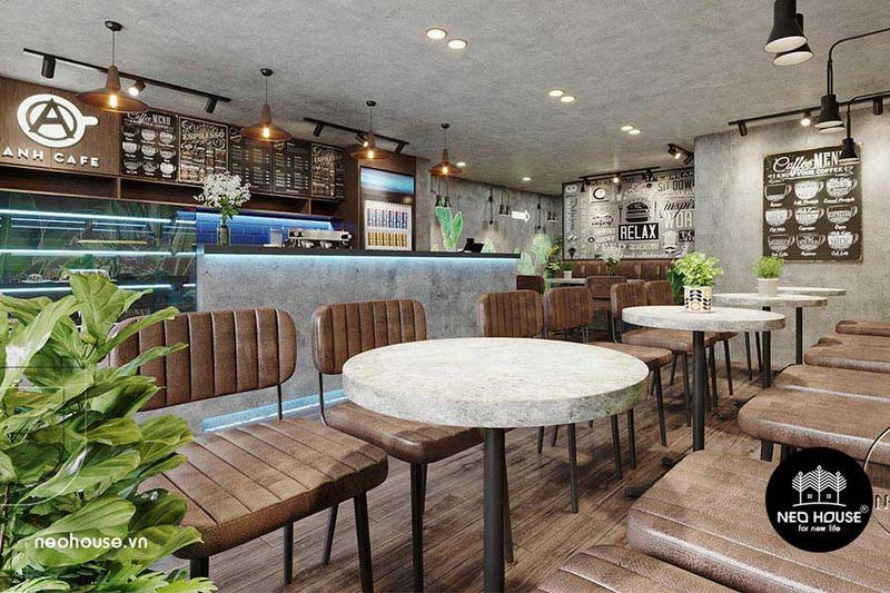 Thi Công Nội Thất Cafe Trọn Gói 1 Thiết kế cải tạo quán cafe bia