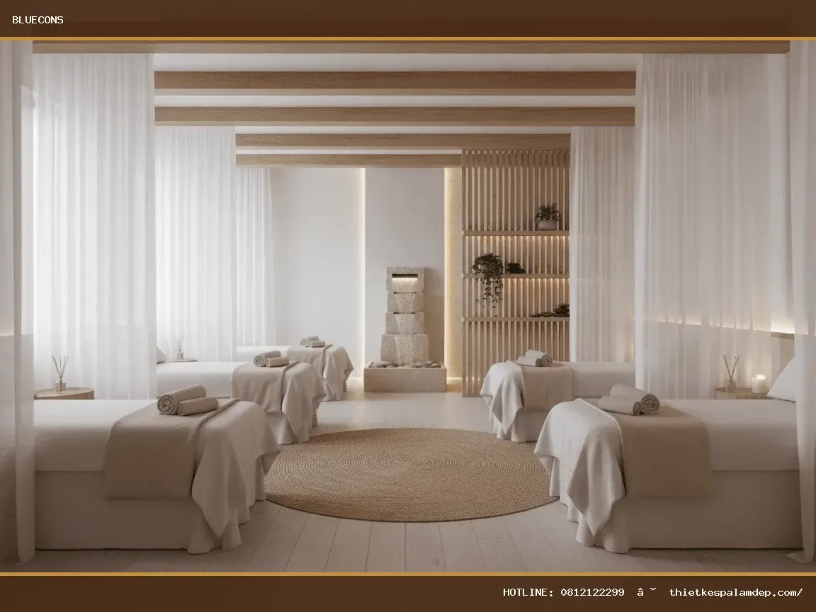 Thiết kế nội thất spa đẹp – hình ảnh Bluecons