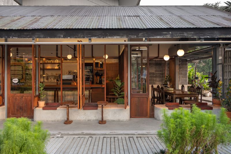 Thi Công Quán Cafe Gỗ 6 Thiết kế quán cafe gỗ phong cách hiện đại