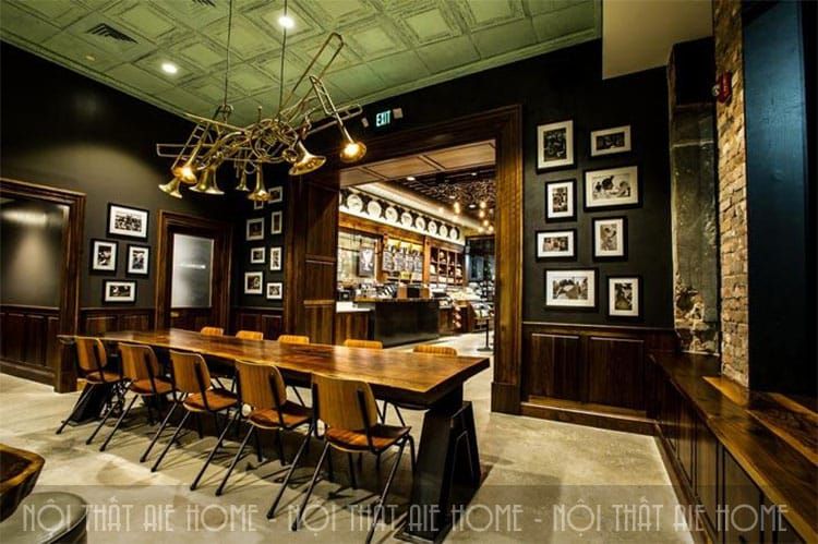 Không gian quán cafe phong cách Châu Âu