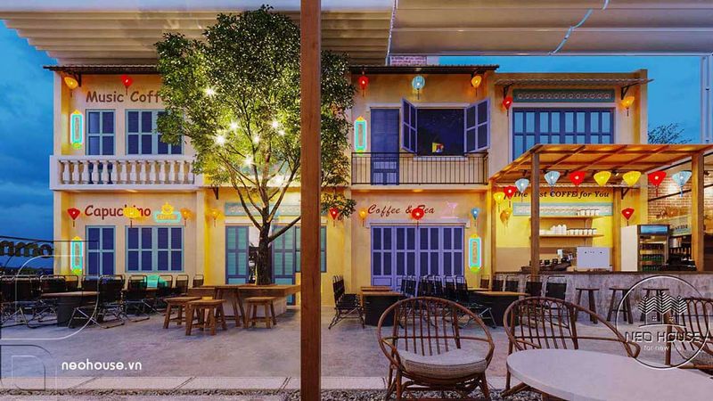 Thi Công Quán Cafe Tại Bình Phước 5 Nội thất quán cafe đẹp