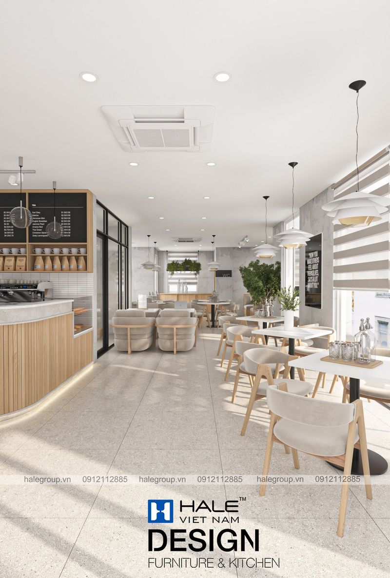 Thi Công Quán Cafe Miền Nam 2 Thiết kế quán cafe đẹp