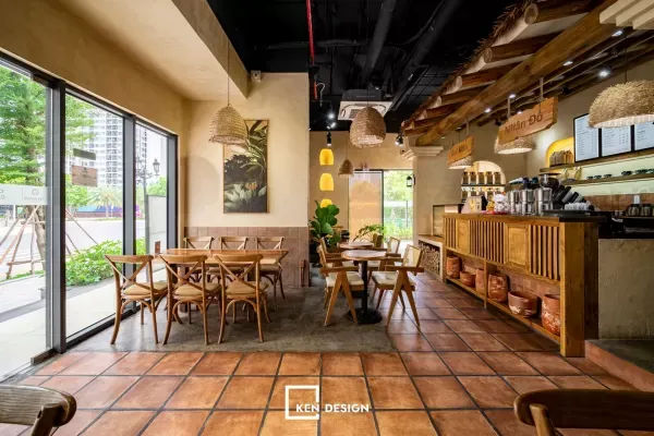 Quán cafe xanh mát