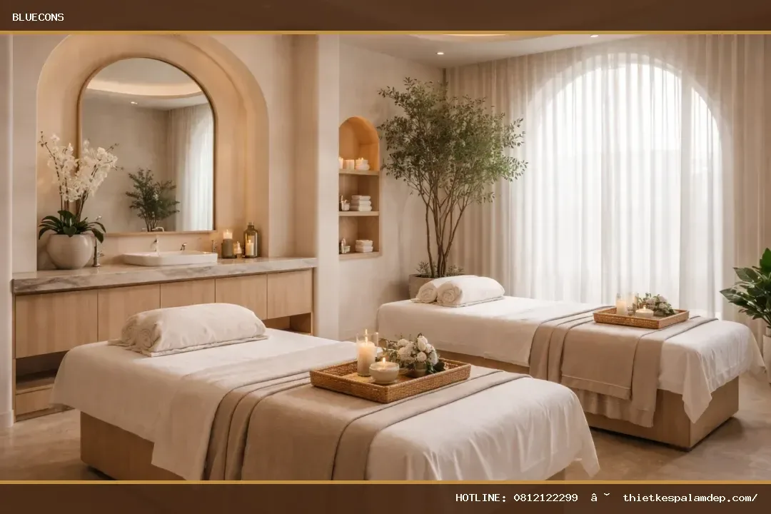 Tone màu spa đẹp và thư giãn – ảnh minh họa Bluecons