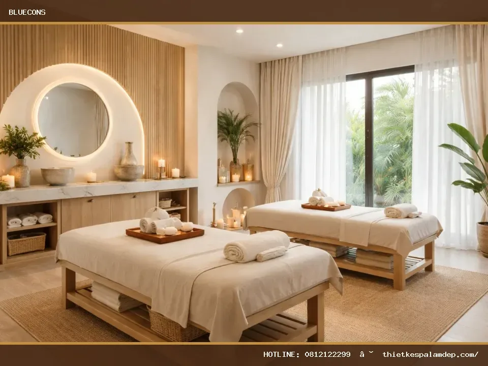 Tone màu spa đẹp và thư giãn – ảnh minh họa Bluecons