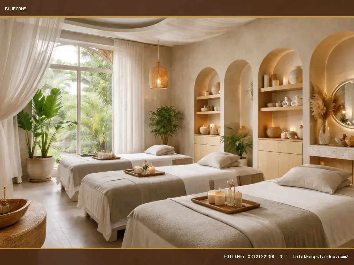 Tone màu spa đẹp và thư giãn – ảnh minh họa Bluecons