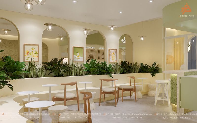 Thi Công Trần Quán Cafe 4 Trần quán cafe đẹp
