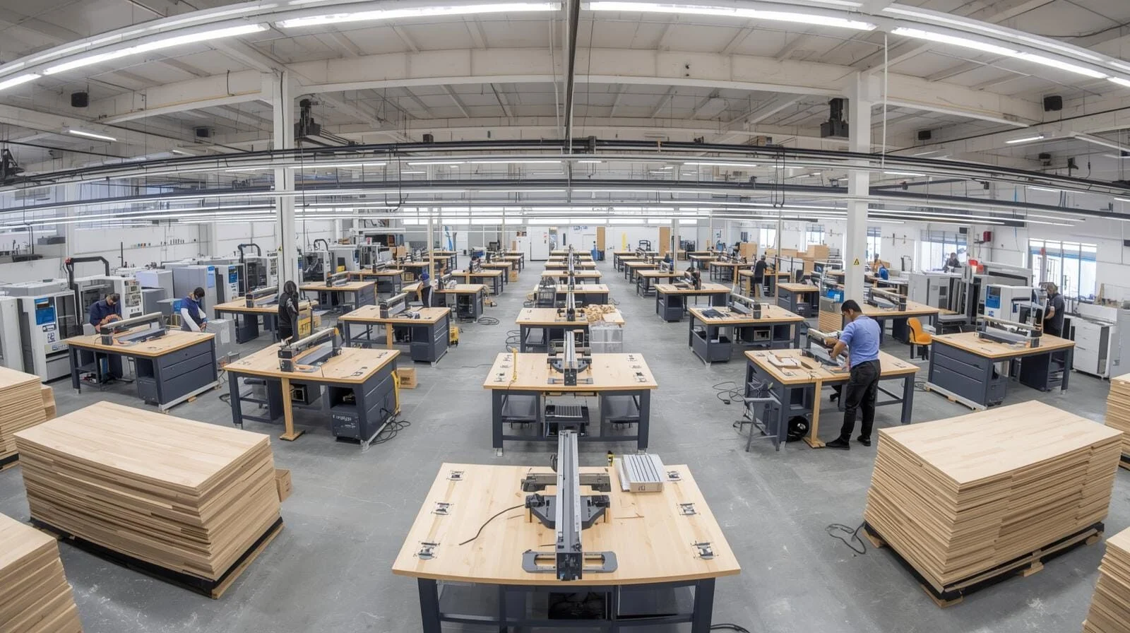 Xưởng sản xuất quầy lễ tân tại TP.HCM
